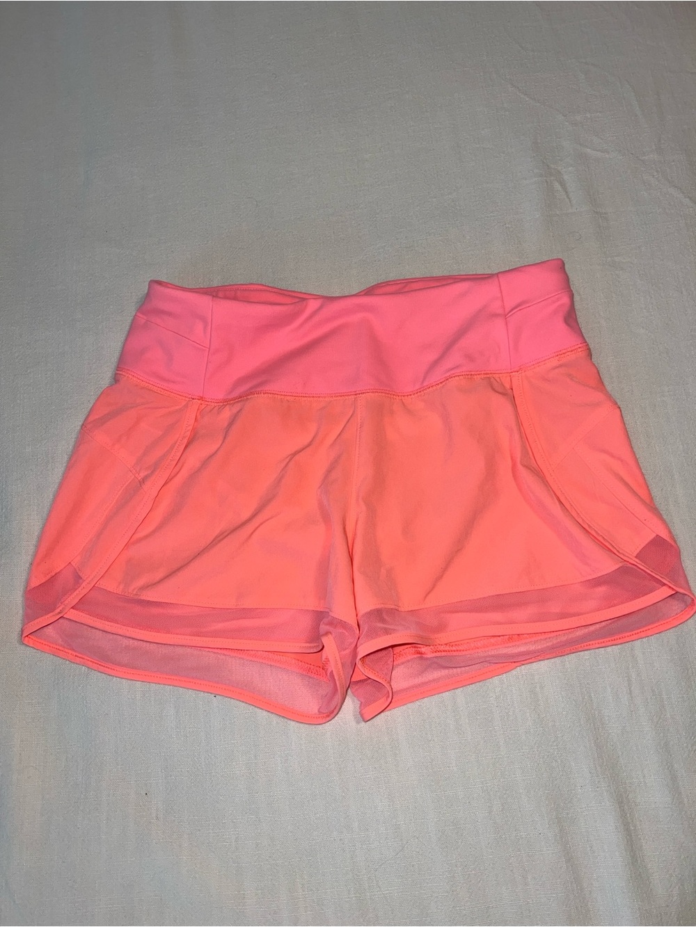 Women’s Pink High-Waist Athletic Shorts